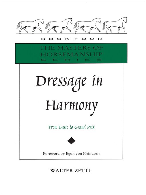 Title details for Dressage in Harmony by Walter Zettl - Available